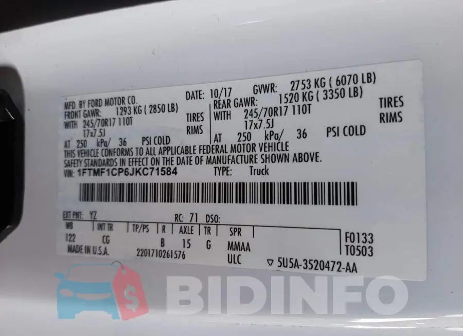 1FTMF1CP6JKC71584 Photo# 12