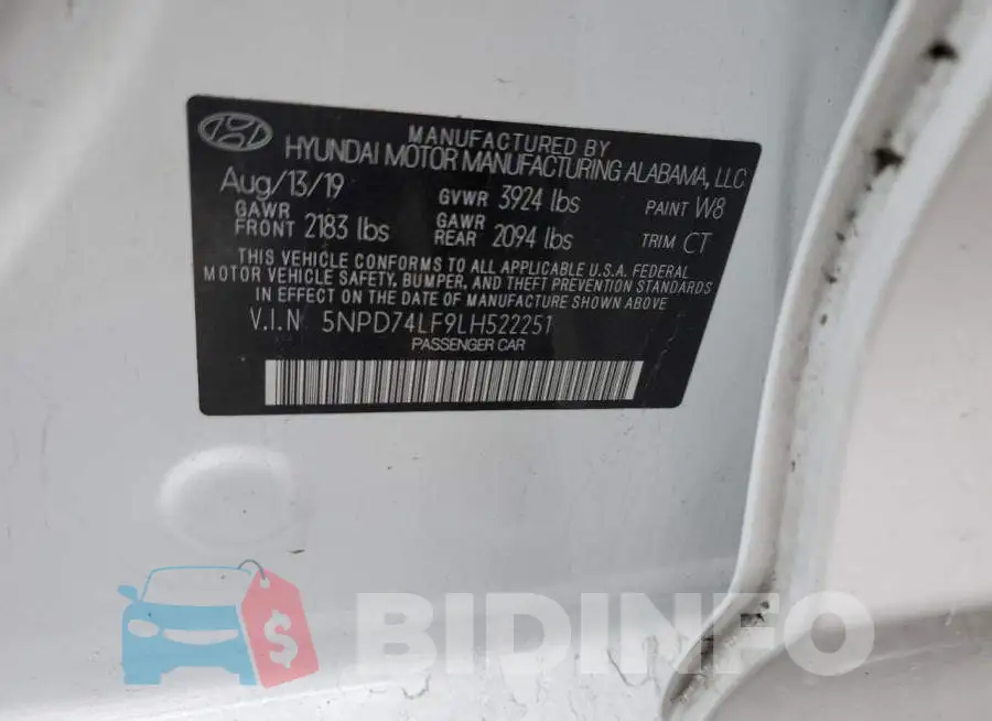 5NPD74LF9LH522251 Photo# 12
