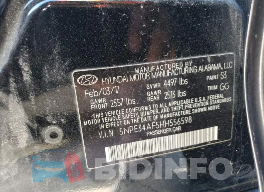 5NPE34AF5HH556598 Photo# 12