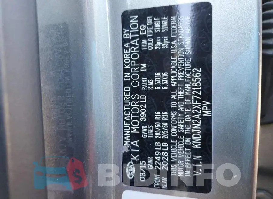 KNDJN2A2XF7218562 Photo# 13