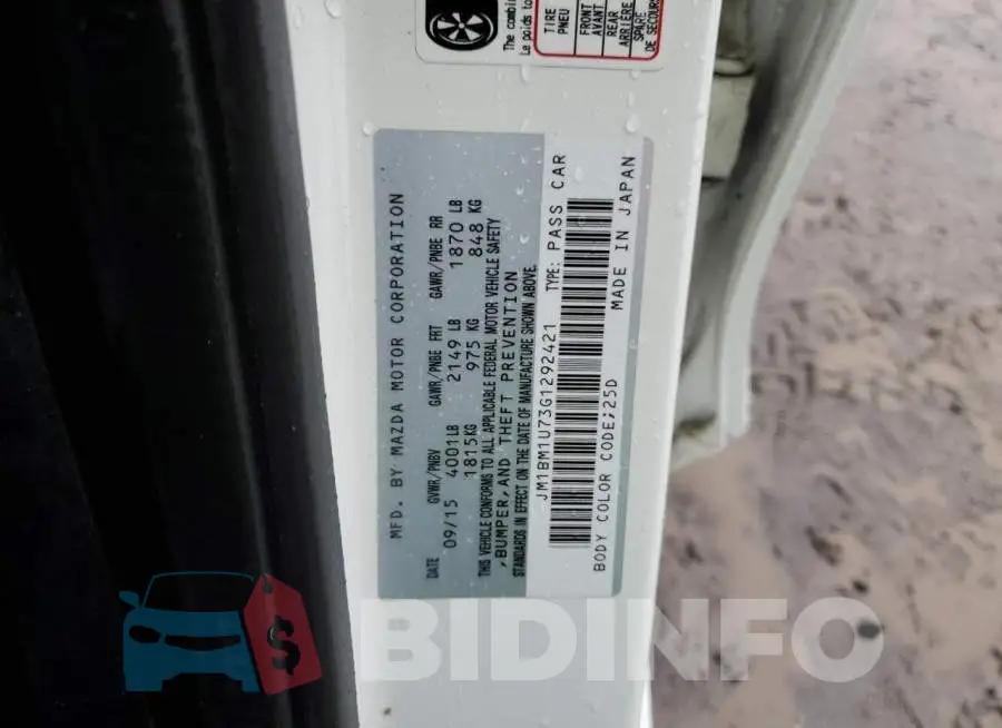 JM1BM1U73G1292421 Photo# 12