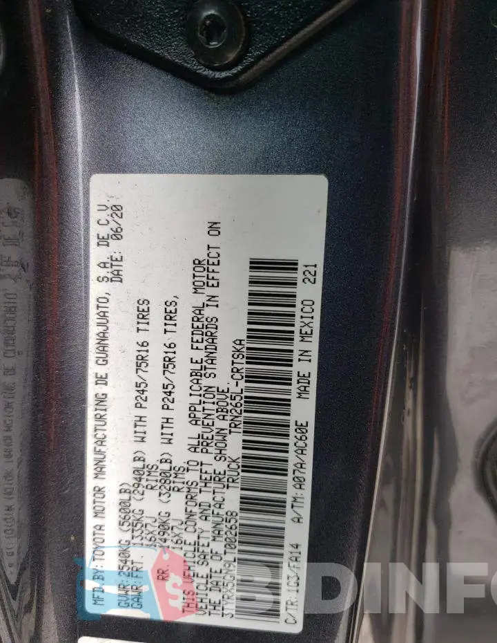 3TYRX5GN9LT002658 Photo# 12