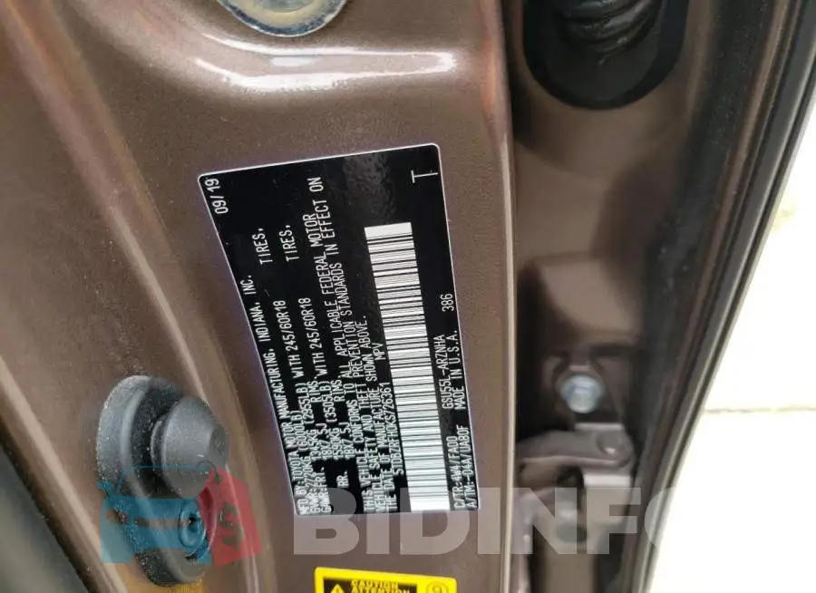 5TDBZRFH0KS726361 Photo# 13