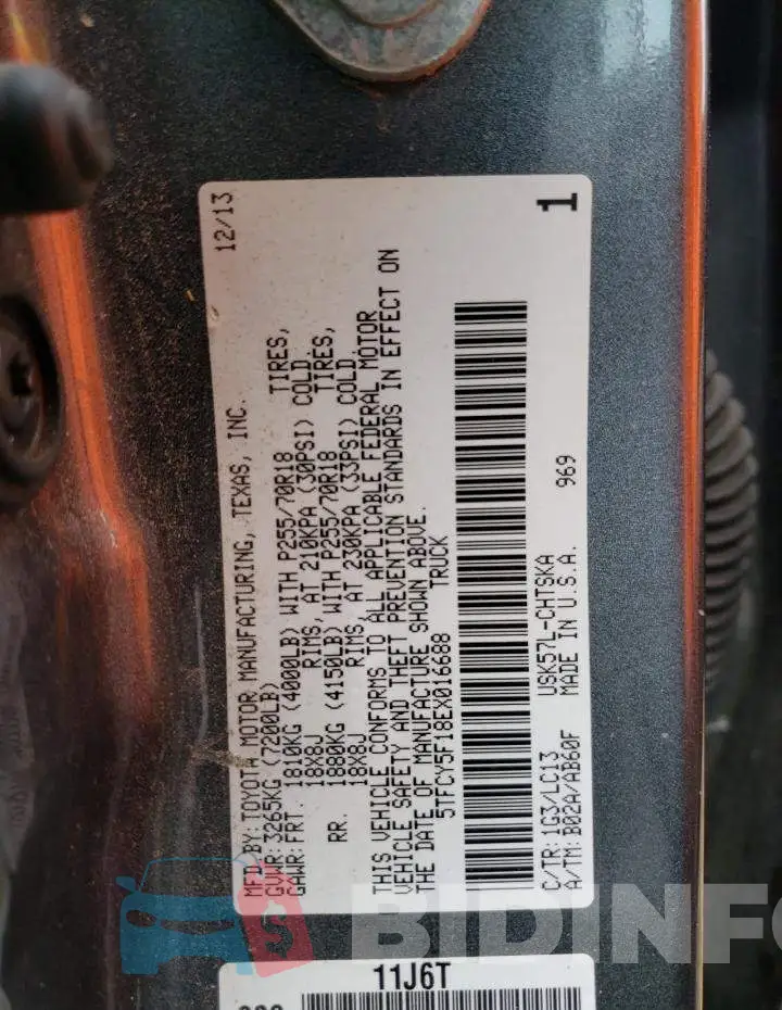 5TFCY5F18EX016688 Photo# 12