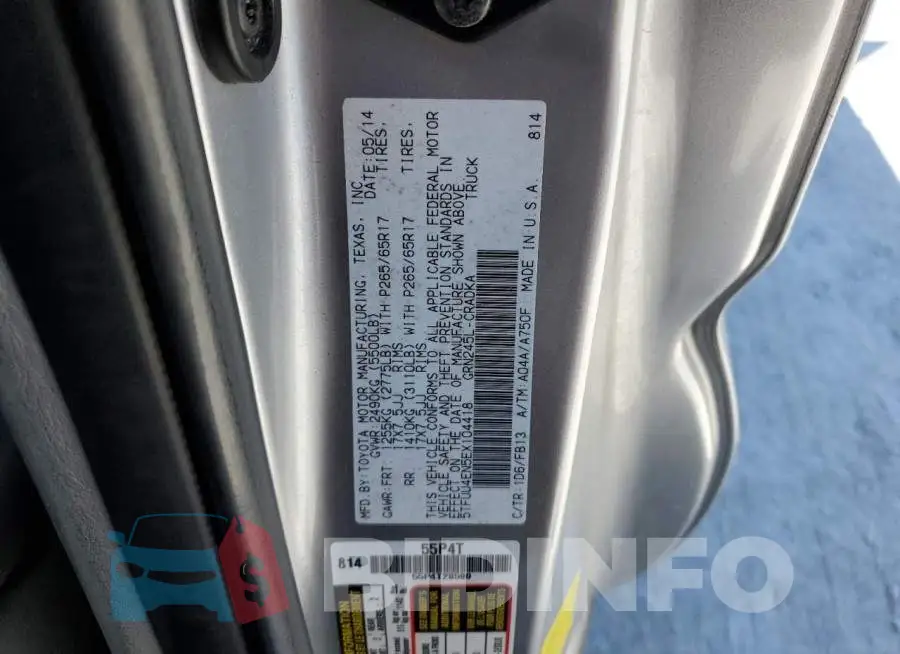 5TFUU4EN5EX104418 Photo# 12