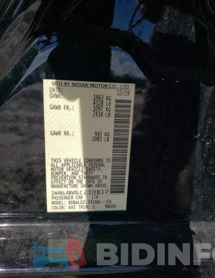 1N4BL4BV0LC210817 Photo# 12