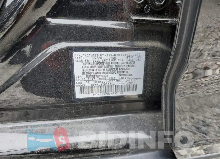 3N1AB8BV2LY258930 Photo# 12