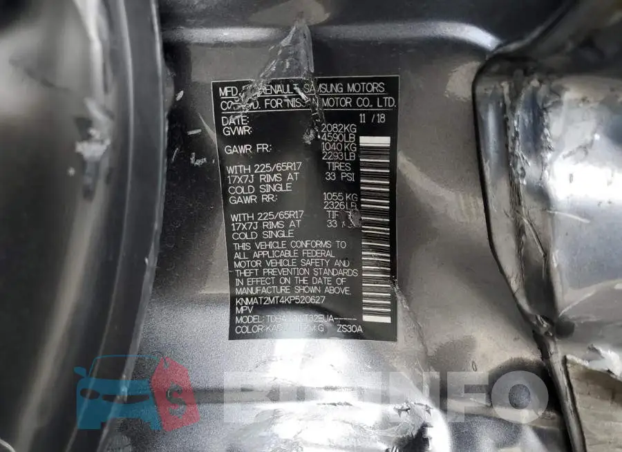KNMAT2MT4KP520627 Photo# 14