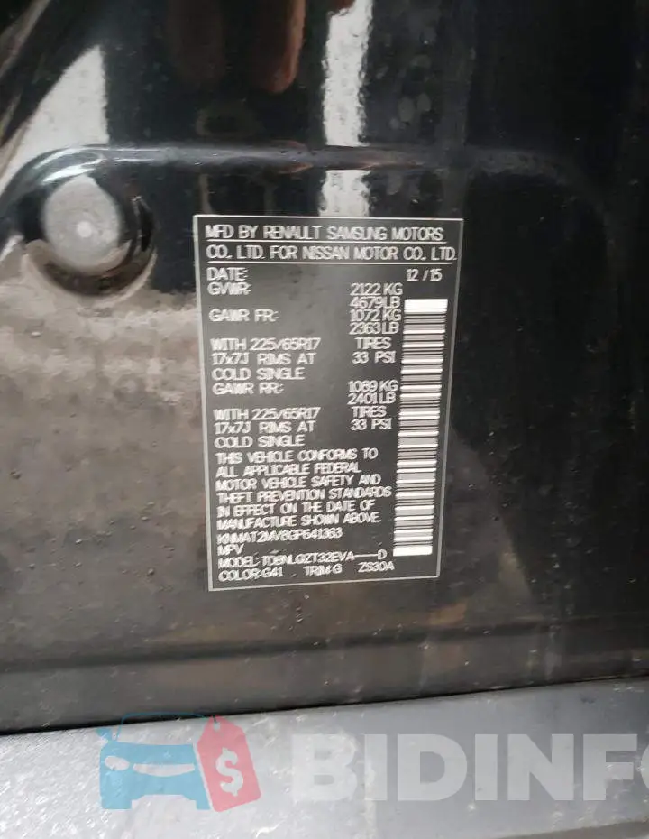 KNMAT2MV8GP641363 Photo# 13