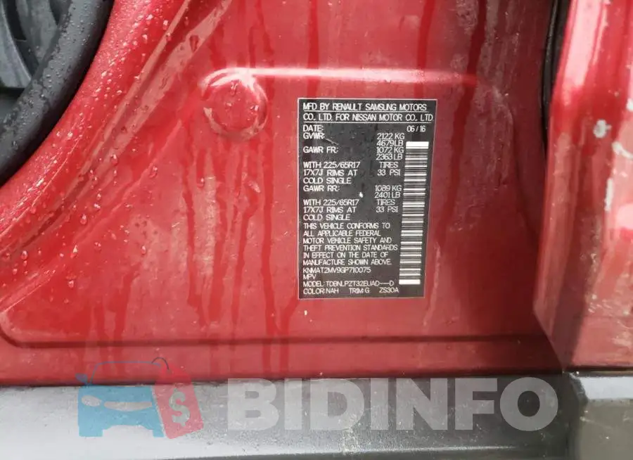 KNMAT2MV9GP710075 Photo# 14