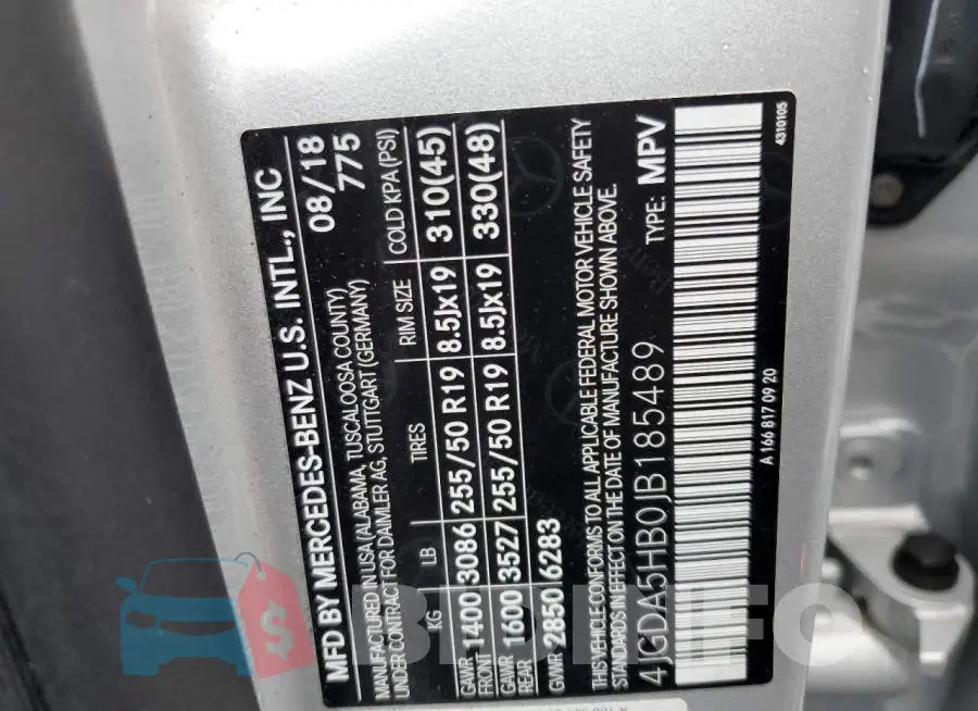 4JGDA5HB0JB185489 Photo# 12