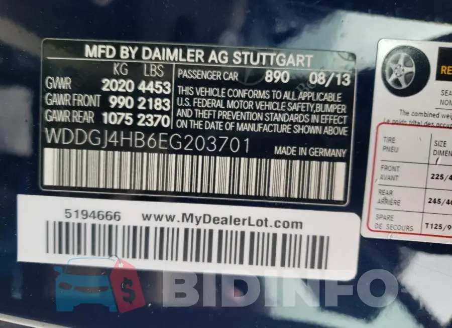 WDDGJ4HB6EG203701 Photo# 12