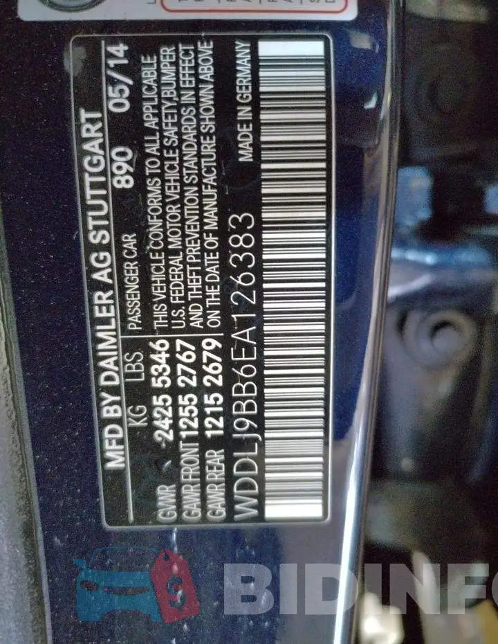 WDDLJ9BB6EA126383 Photo# 10