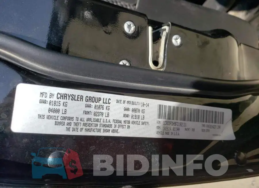 1C3CDFDH9FD182131 Photo# 10