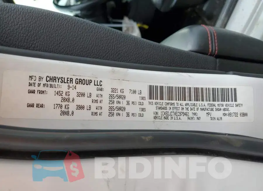 1C4SDJCTXEC979461 Photo# 14