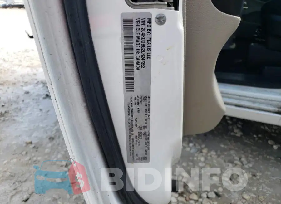 2C4RDGBG2LR247352 Photo# 13
