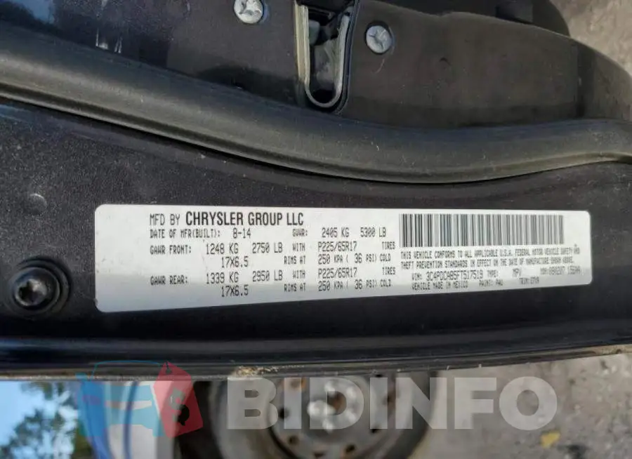 3C4PDCAB5FT517519 Photo# 13