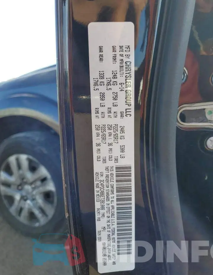3C4PDCAB6ET281008 Photo# 13
