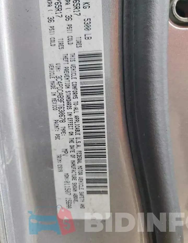 3C4PDCAB9FT630678 Photo# 13