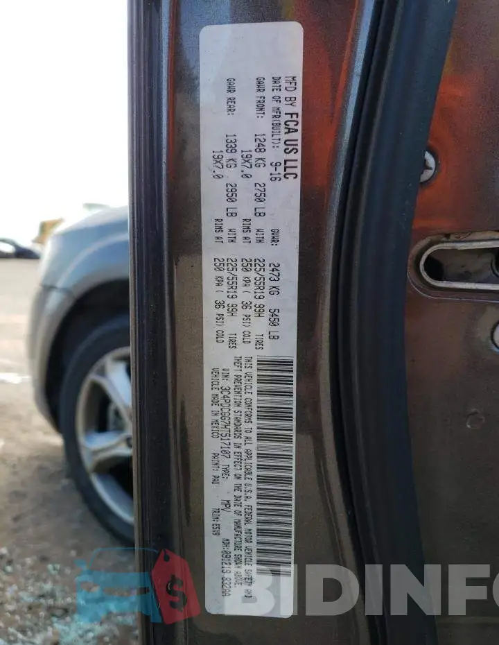 3C4PDCGG7HT517107 Photo# 14
