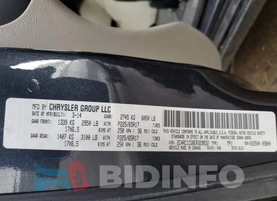 2C4RC1CG8ER329832 Photo# 14