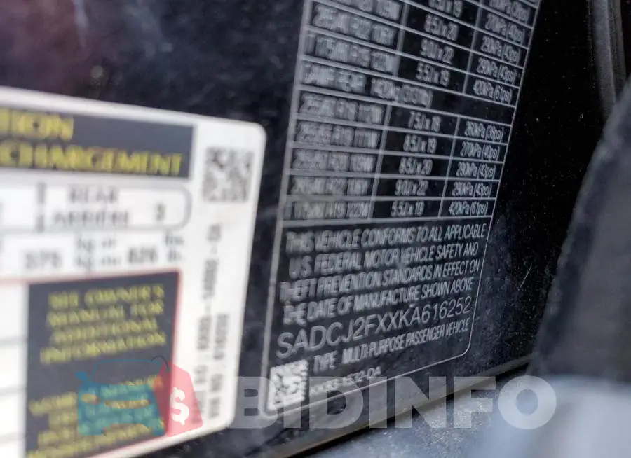 SADCJ2FXXKA616252 Photo# 14