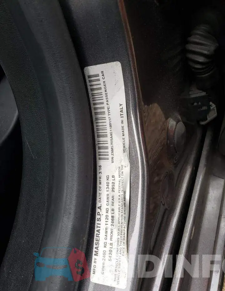 ZAM57RSA4G1189117 Photo# 12