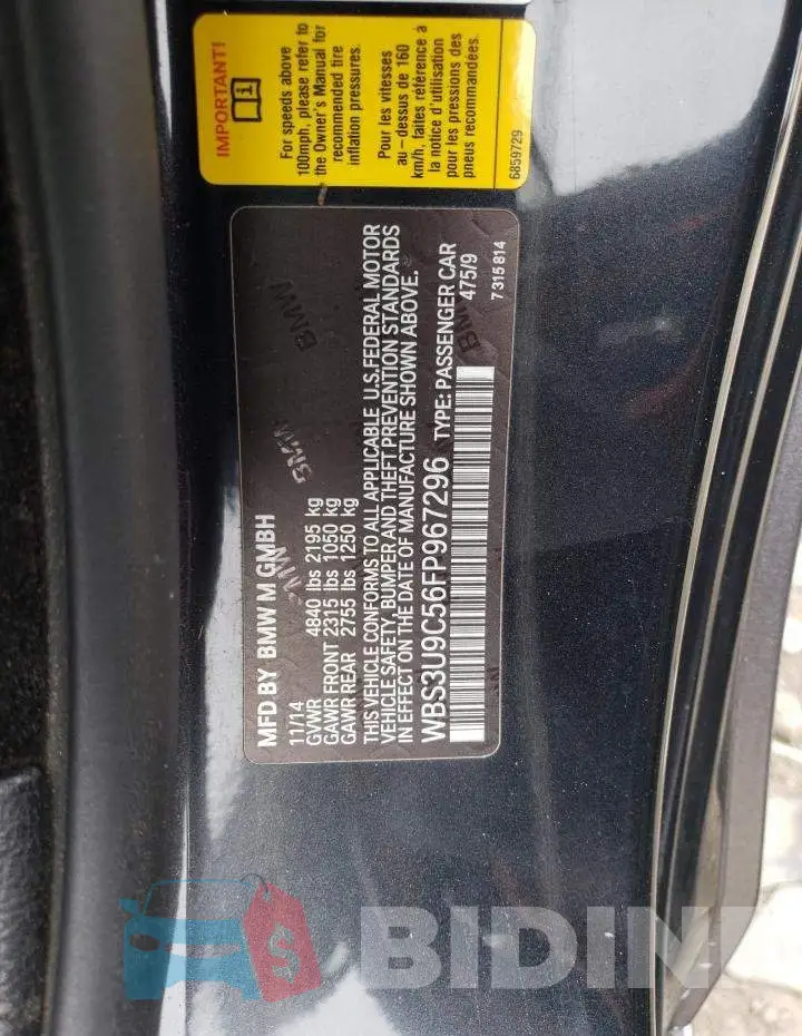 WBS3U9C56FP967296 Photo# 12