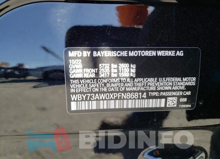 WBY73AW0XPFN86814 Photo# 12