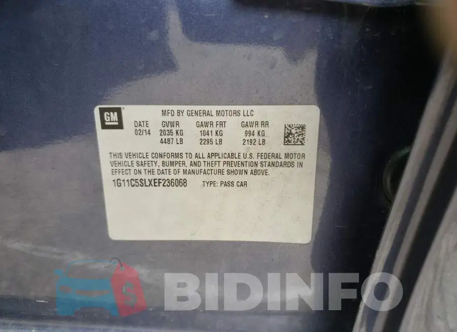 1G11C5SLXEF236068 Photo# 12