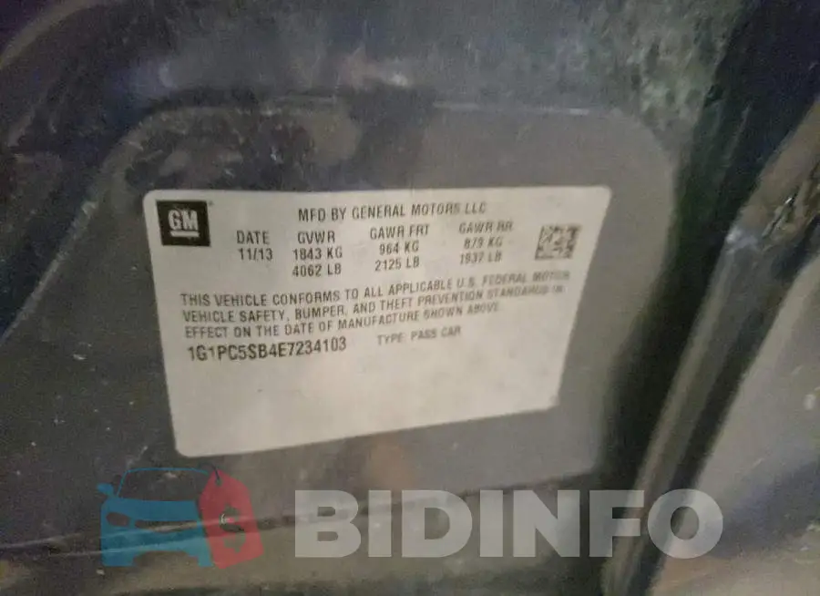 1G1PC5SB4E7234103 Photo# 12