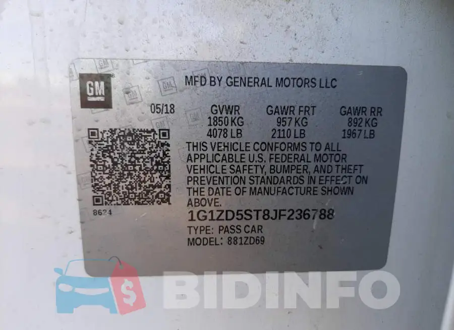 1G1ZD5ST8JF236788 Photo# 12