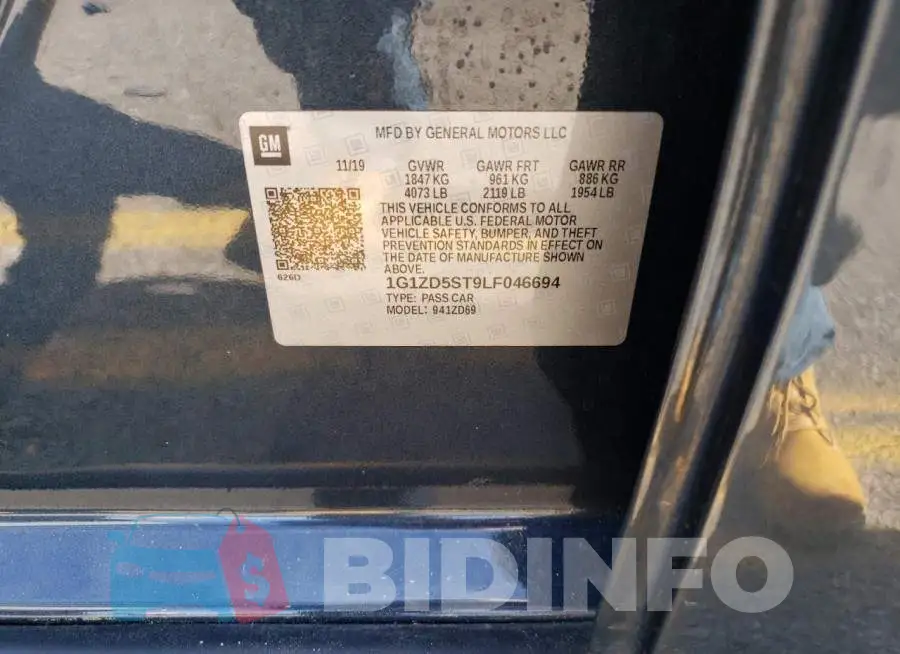 1G1ZD5ST9LF046694 Photo# 12