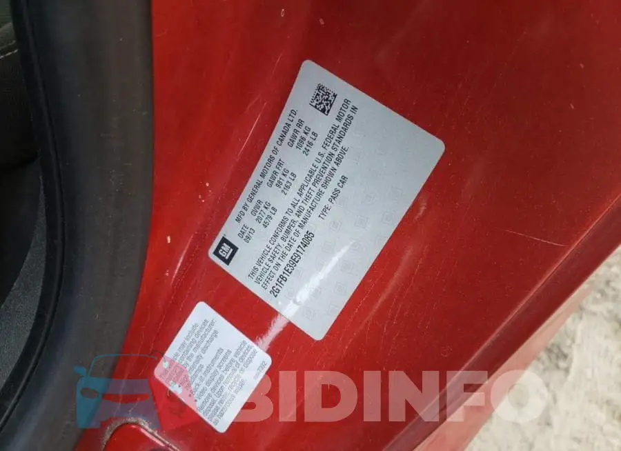 2G1FB1E39E9174085 Photo# 12