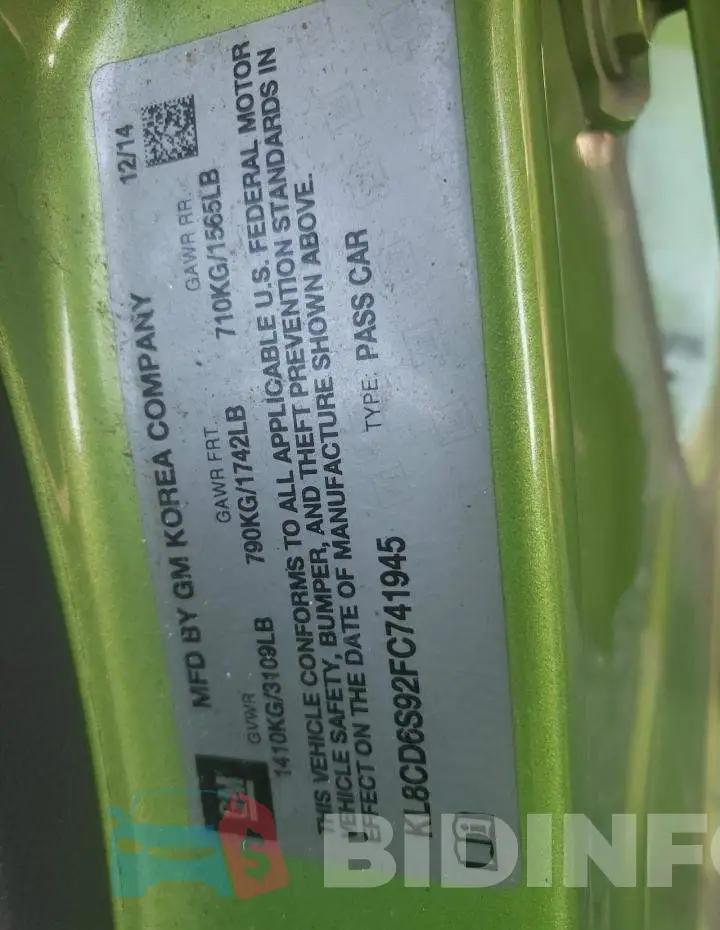 KL8CD6S92FC741945 Photo# 10
