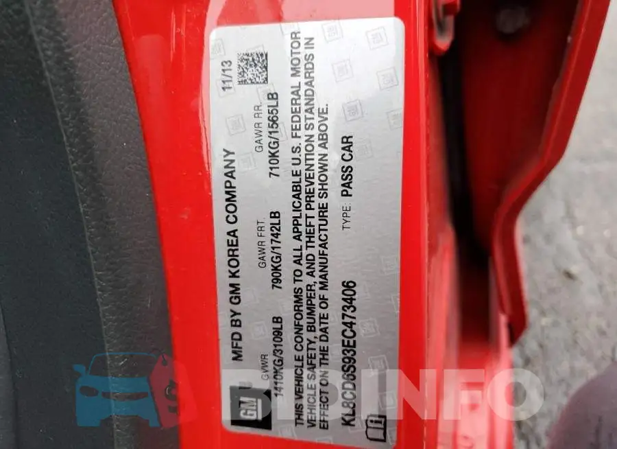 KL8CD6S93EC473406 Photo# 13