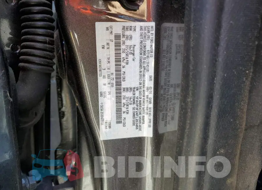 1FADP3F24FL263466 Photo# 12