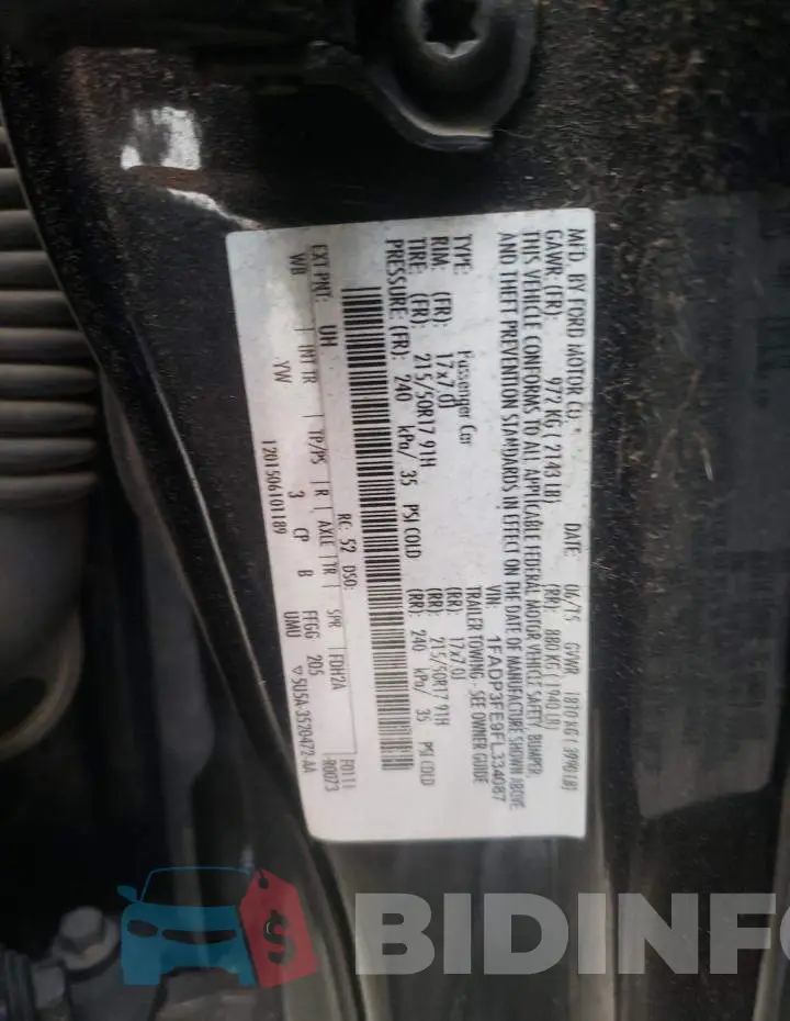 1FADP3FE9FL334087 Photo# 12