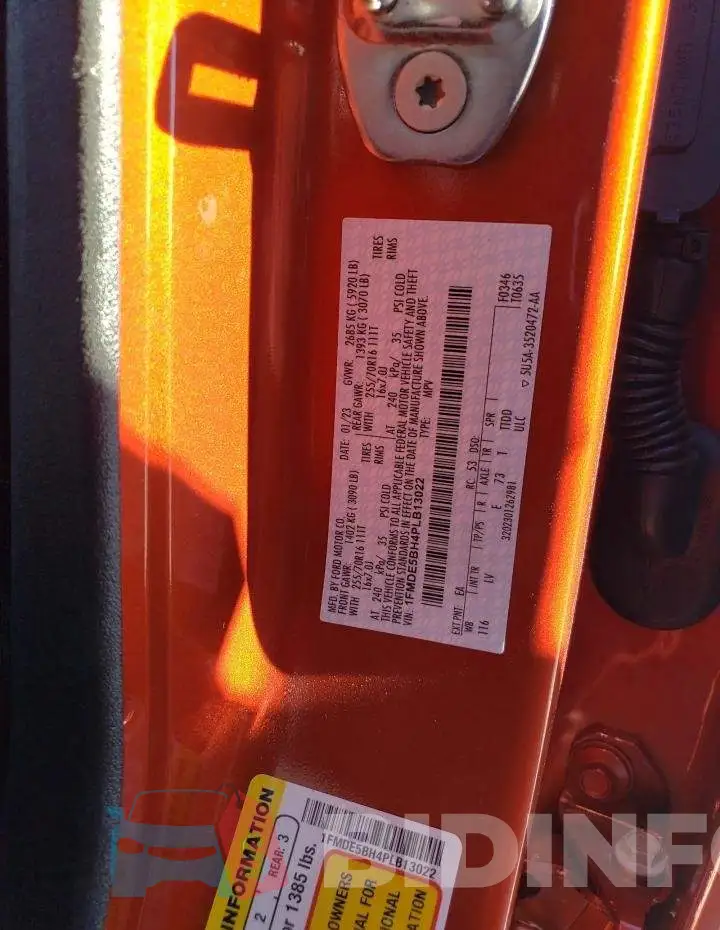 1FMDE5BH4PLB13022 Photo# 13