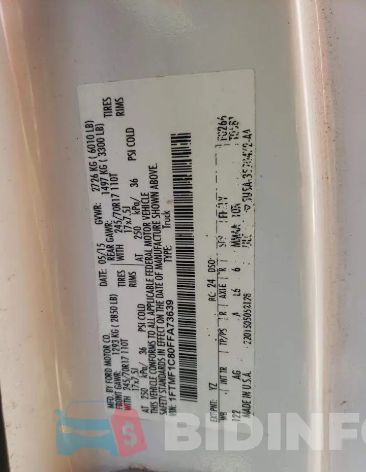 1FTMF1C80FFA73639 Photo# 12