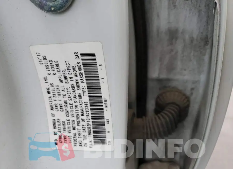 1HGCR2F13HA293348 Photo# 12