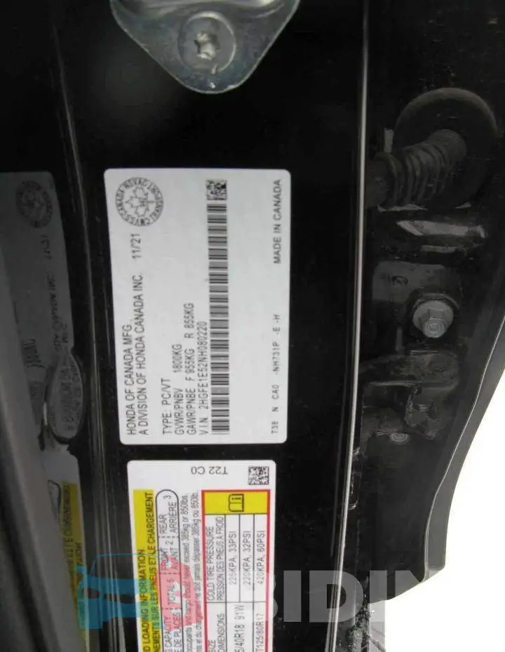 2HGFE1E52NH080220 Photo# 10