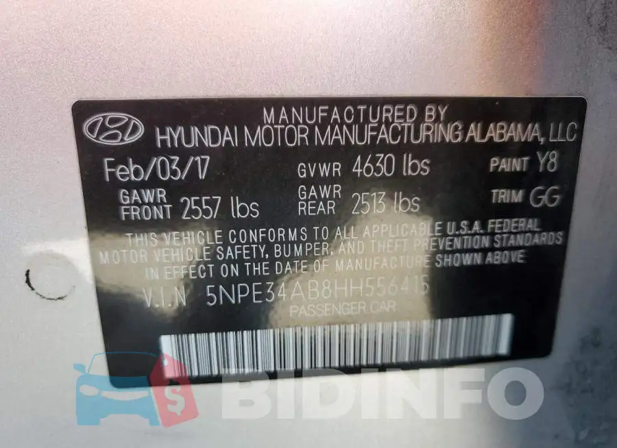 5NPE34AB8HH556415 Photo# 12