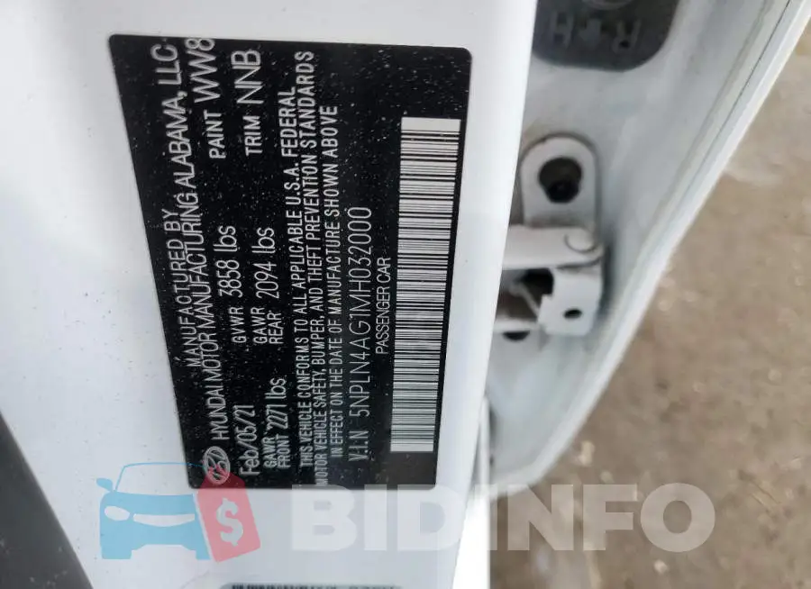 5NPLN4AG1MH032000 Photo# 12