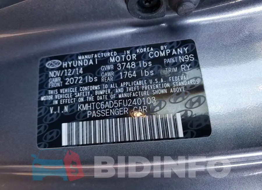 KMHTC6AD5FU240103 Photo# 12