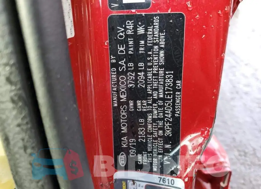3KPF24AD5LE173831 Photo# 12