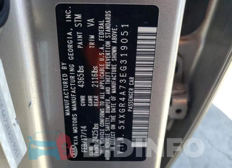 5XXGR4A73EG319051 Photo# 12