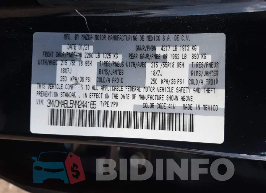3MVDMABL5MM244165 Photo# 13