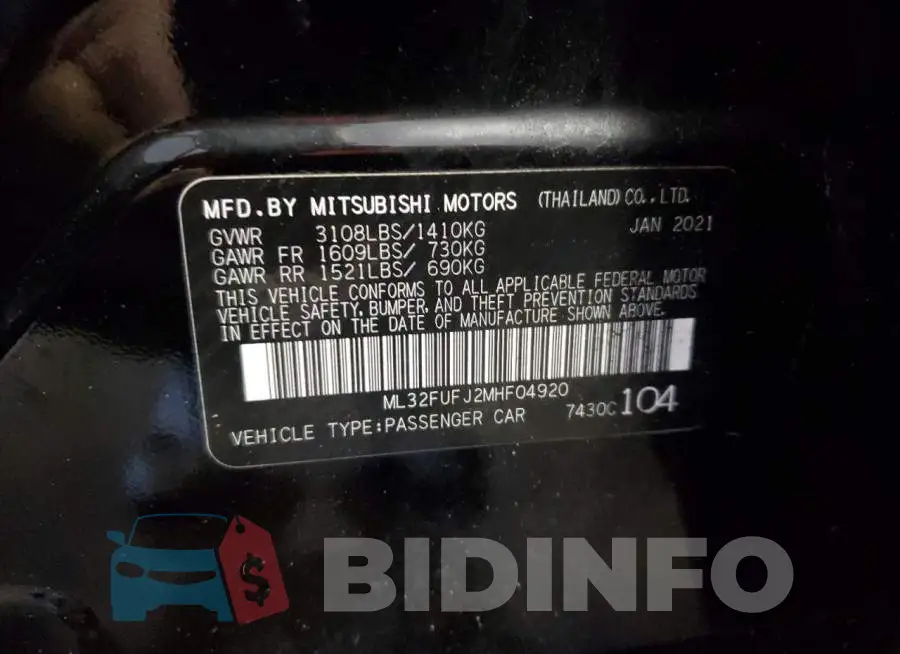 ML32FUFJ2MHF04920 Photo# 12