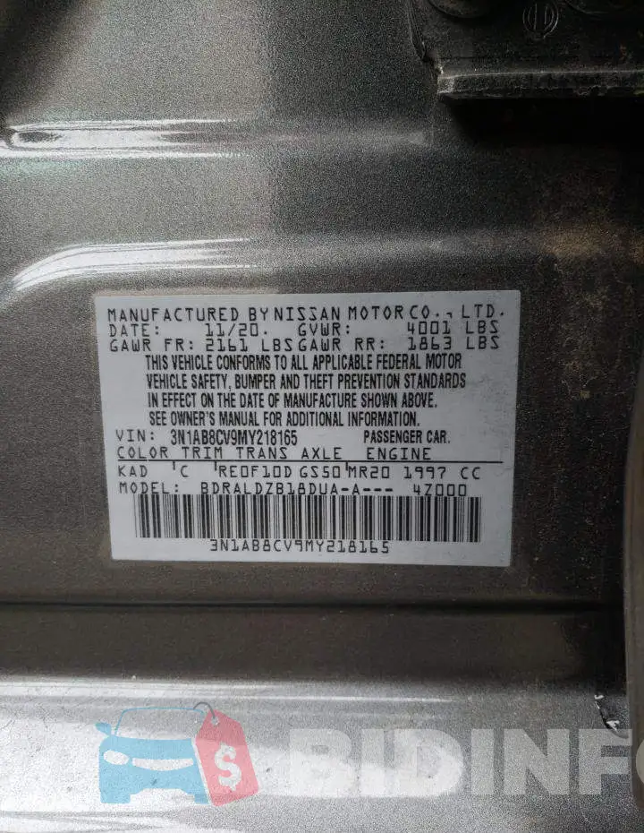 3N1AB8CV9MY218165 Photo# 12